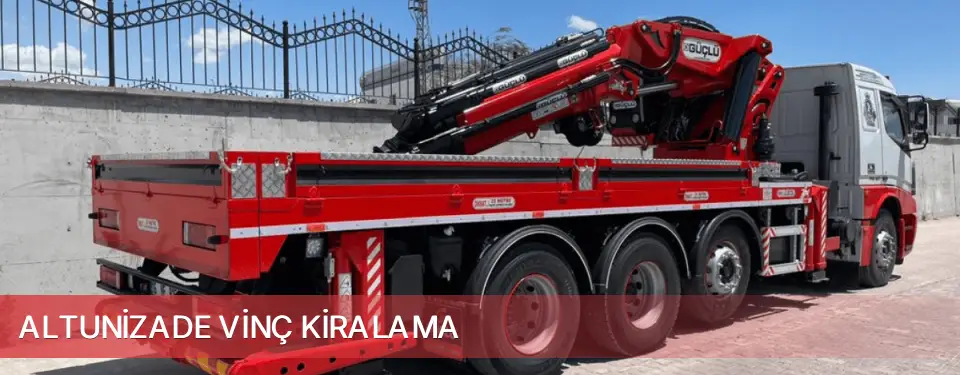 Altunizade İlçemi Vinç Kiralama